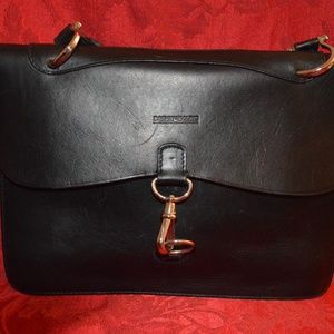 Dooney & Bourke Black Leather Shoulder Bag